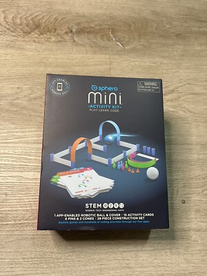Sphero Mini Activity Kit: App-Enabled Programmable Robot Ball with 55 Piece Con