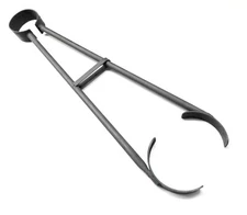 26" Flask Tong Casting Crucible Holder 2.5" to 4" Universal Tong Foundry Melting