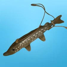 Vintage Bear Creek Bait Co. Spearing Decoy Pike Fish Ice Spear Fishing B23