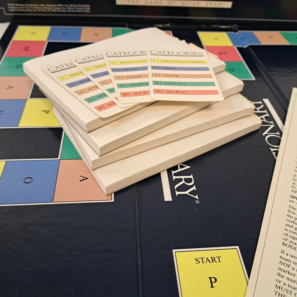 1985 Pictionary First Edition Board Game, 3 to 16 players Ready to play Complete - Image 3 of 4