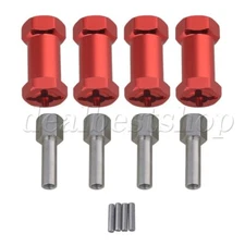 12x RC1:10 Red T10130 25mm Extended Wheel Hex Coupler for Class Rock Crawler
