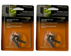 (2 Pack) PRIME-LINE A 127 Diecast Sliding Screen Keeper Door Latch Latch Strike