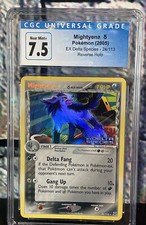 Pokémon Mightyena 24/113 Ex Delta Species (CGC 7.5) Near Mint Stamped Reverse