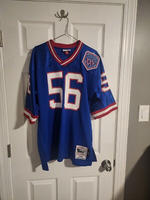100% AUTHENTIC MITCHELL NESS 1990 NY GIANTS LAWRENCE TAYLOR JERSEY Sz 44  L