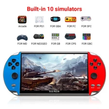 X12 Plus 7" Retro Video Game Console Handheld Portable Built-in 1000+ Games 16GB