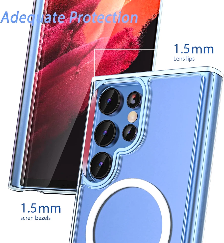 For Samsung Galaxy S25 Ultra S24 S23 S22 Plus S21 Fe S20 Case Phone Cover +Glass - Image 3 of 4