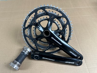 FSA Gossamer Triple Crankset 52/42/30T, 172.5, CK-6020, 130/74 BCD + Mega-Exo BB