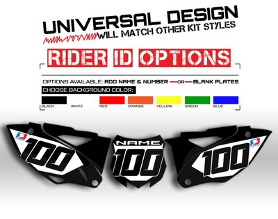 2013 2014 2015 KAWASAKI KXF 450 STOCK BLACK BACKGROUND GRAPHICS DECALS KIT 