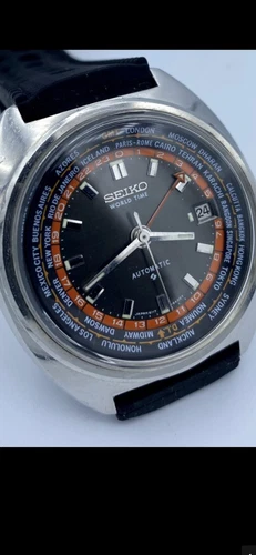 VINTAGE SEIKO WORLD TIME 6117-6400 AUTOMATIC