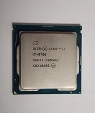 [Lot of  8 ]   Intel Core i7-9700 3.0GHz LGA1151 Desktop CPU Processor SRG13