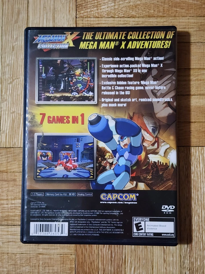 Mega Man X Collection (Playstation 2, 2006) CIB with Case & Manual - Image 2 of 4
