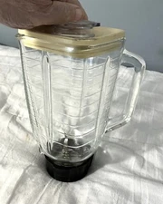 Vintage Oster Regency Kitchen Center Replacement Glass Blender Jar Lid and Blade