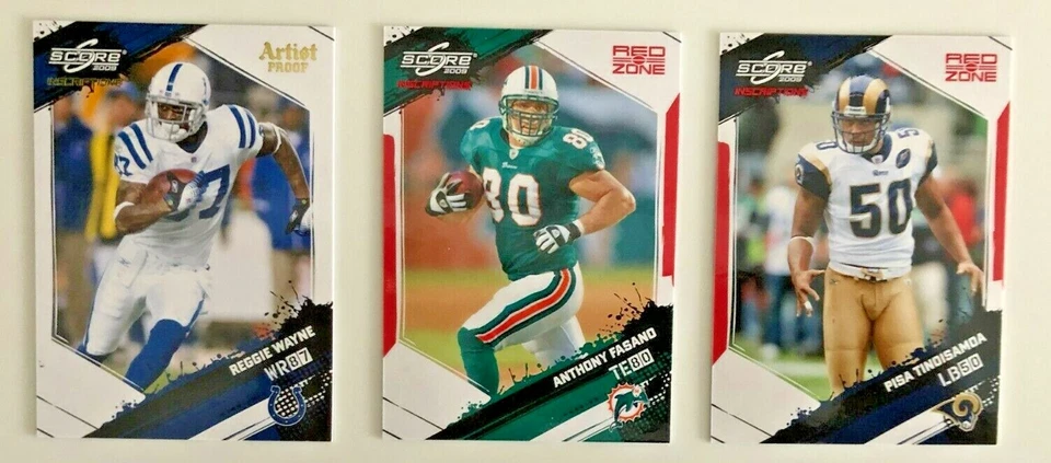 2009 Score Inscriptions Football Cards Singles  ~  You Pick / Choose Auto RC - Image 3 of 4