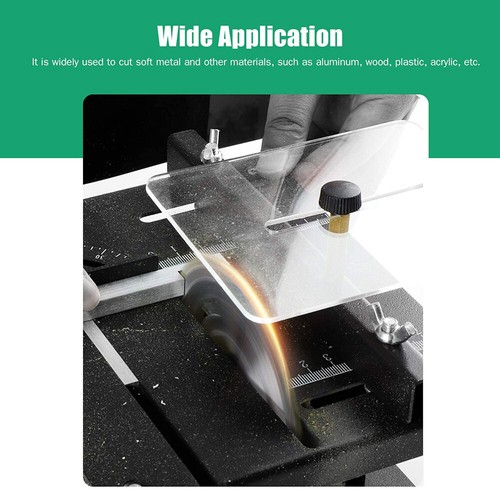 Mini Table Saw Woodworking Cutting Tool Polish Machine Bench Saw Multifunctional - Picture 12 of 12