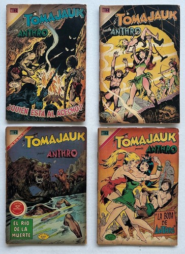 ANTHRO SET COMPLETO 7 APPARIZIONI VETRINA SPAGNOLO TOMAJAUK NOVARO 1970 DC - Foto 5 di 6