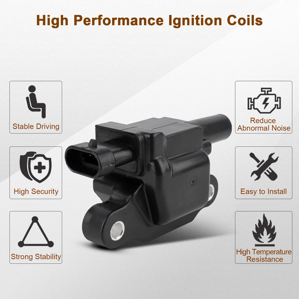 For 2014-2018 GMC Sierra 1500 Yukon Yukon XL 4.3/5.3/6.2L Square Ignition coils - Image 4 of 4