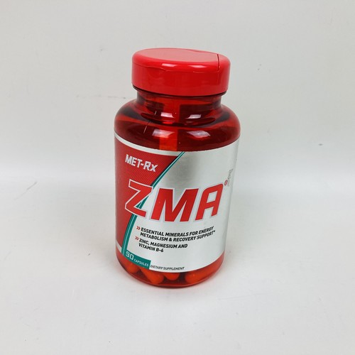 Met-Rx ZMA Supplement - 90 Capsules, Supports Sleep & Recovery (Exp. 10/2025)