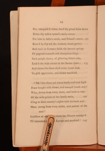 1809 Europe Lines on the Present Reginald Heber Scarce Napoleonic War - Picture 5 of 5