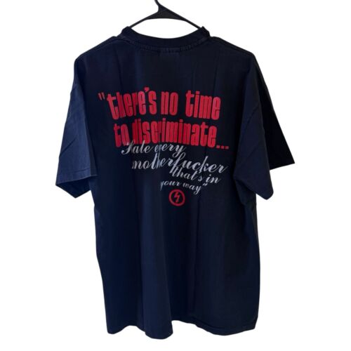 Marilyn Manson No Time to Discriminate Washed Vintage Reprint Tultex Tag Gr. XL - Bild 2 von 5