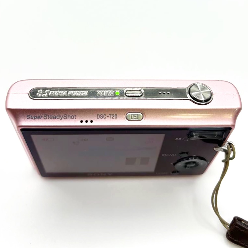 SONY Cyber-shot DSC-T20 Pink 8.1 MP Digital Camera 3x