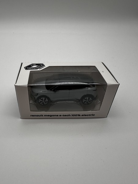 Original Renault Modellauto Megane E Tech 2022 Grau Neu 1/64 7711948858-image