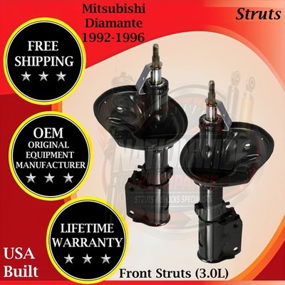 Monroe OEM Front Struts For 1992-1996 Mitsubishi Diamante 3.0L Lifetime Warranty