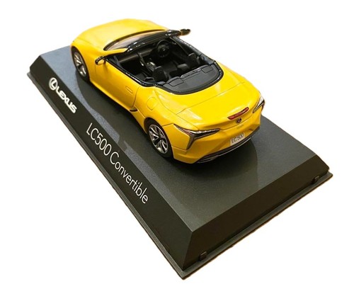 1/43 Lexus LC500 Convertible Yellow Kyosho Exclusive Model Japan JDM Limited - Picture 5 of 9