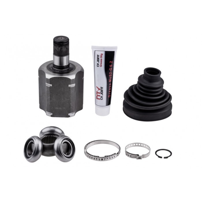 Cardan avant gauche anti-vibration pour camion MAN avec soufflet renforcé