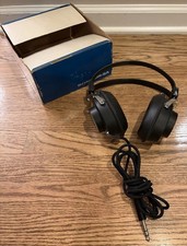 Sony DR-5A Stereo Headphones Adjustable Made In Japan Vintage VTG w Box -tested 