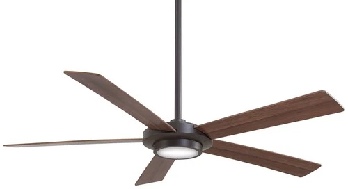 Minka Aire Sabot 52" Ceiling Fan - Medium Maple/Dark Maple 5-Blade - Picture 1 of 2