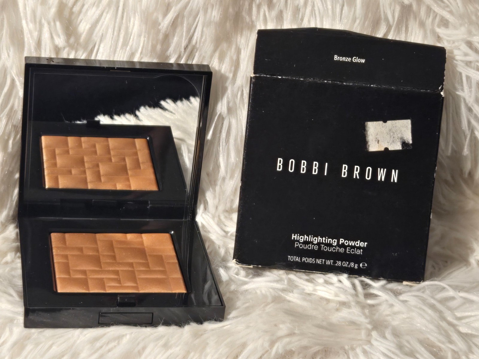 Bobbi Brown Highlighting Powder 8g Bronze Glow Damaged Box