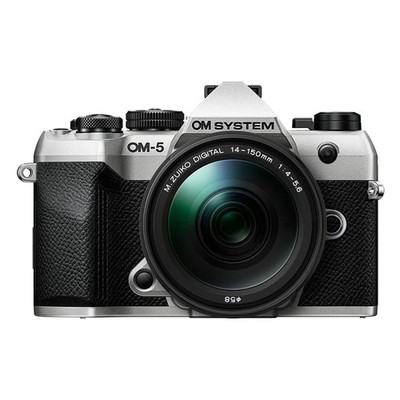 Olympus OM-D E-M5 Mark II 16.0MP Digitalkamera - Silber Kit 14-150mm