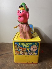 Vtg Trust Tim Mattel 1969 Jack In The Box - Works, As Is Please Read
