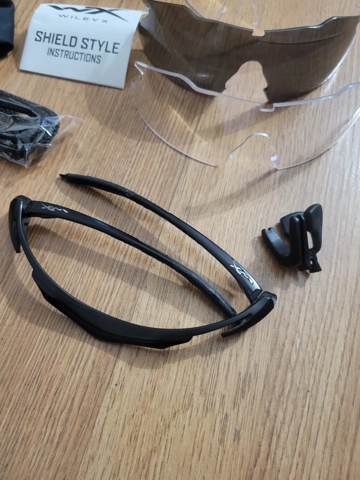 GAFAS DE SOL WILEY X VAPOR IRROMPIBLES + LENTES TRANSPARENTES WX Z87 + Nuevas Foto 3 de 4