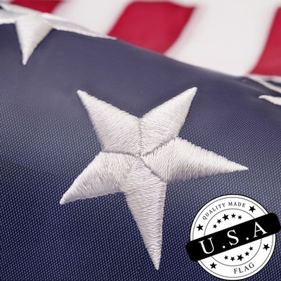 American Flag Heavy Duty 3x5 ft, Premium Quality Sewn Stripes Embroidered Stars