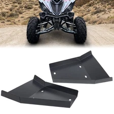 CPOWACE Pair Aluminum Skid Plate Protector for Yamaha Raptor 700/700R 2006-2025