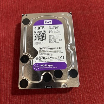 Western Digital 4TB WD40PURX Purple SATA 6Gb/s 3.5'' Hard Drive