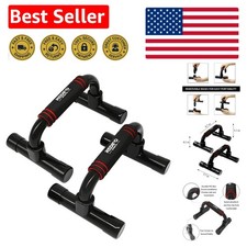 Portable Push Up Bars with Wrist Protection - 300lbs Capacity for Home Workouts