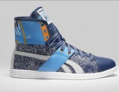 *SALE* REEBOK JEAN-MICHEL BASQUIAT LIMITED EDITION SNEAKER SHOES Hi Top W 7 RARE
