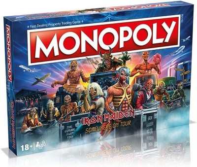 Winning Moves Iron Maiden Monopoly Board Game, Advance to Senjutsu, Nights of De