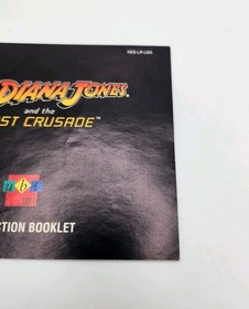 Indiana Jones and the Last Crusade Ubisoft ( NES, 1993) W/ Manual [Excellent]