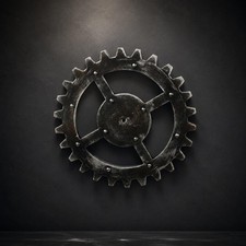 29cm Gear Decoration Gift Idea Vintage Gear Wall Decor for Bar, Cafe