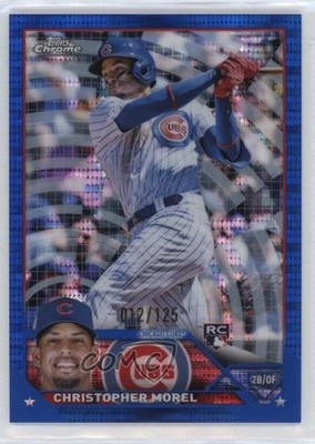 2023 Topps Chrome Blue Sonar Refractor /125 Christopher Morel #198 Rookie RC 4z8