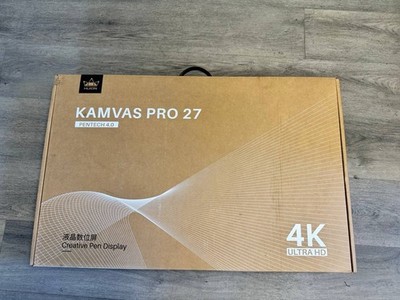 HUION Kamvas Pro 27 Drawing Tablet 27'' 4K UHD Display PenTech 4.0