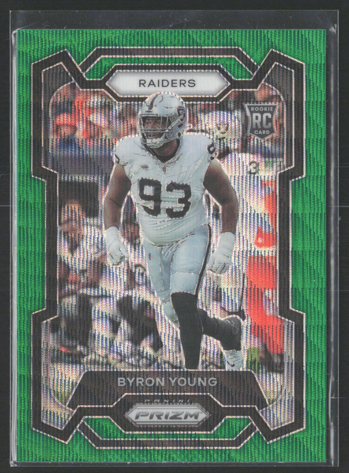 2023 Panini Prizm #355 Byron Young Green Wave
