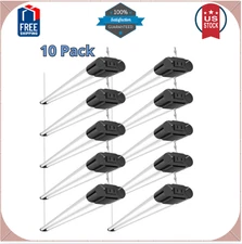 10 Pack 4 FT, 40W, Linkable LED Utility Shop Light, 4400 LM, 6500K for Garage