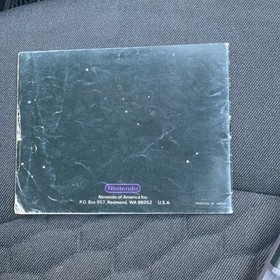 Gyromite 5 Screw Variant - Nintendo NES - Game Manual and Sleeve