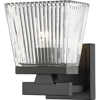 Z-Lite 1936-1S-MB Astor 1 Light 5.75 inch Matte Black Wall Sconce Wall Light