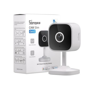 SONOFF Smart Security Camera, CAM-S2 Indoor HD Dog-Camera, Motion White