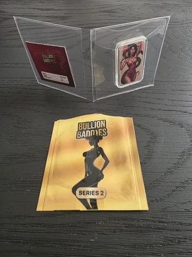 Bullion Baddies Series 2 Colorized 1oz .999 Silver Bar (Nice) Lucky Ling w/ COA